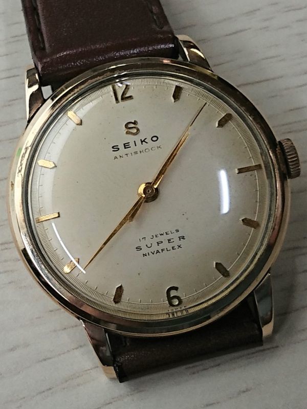 セイコー・スーパー・昭和20年代・この時計は昭和３１年製造【戦後の 