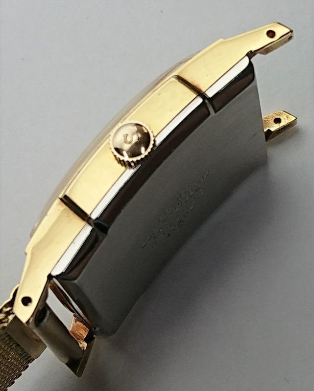 画像: セイコー・ユニーク【大きな角型】昭和３０年代紳士手巻き・デッドのケースで美品