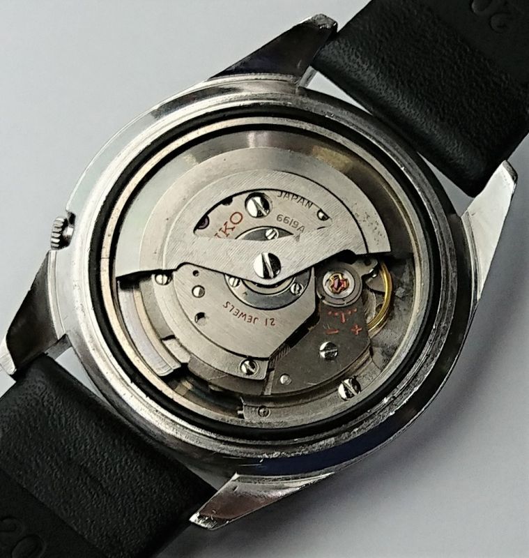 セイコー６６スポーツマチックファイブ【２代目ファイブ】昭和40年代紳士自動巻き - アンティーク時計専門店 時計屋なかの