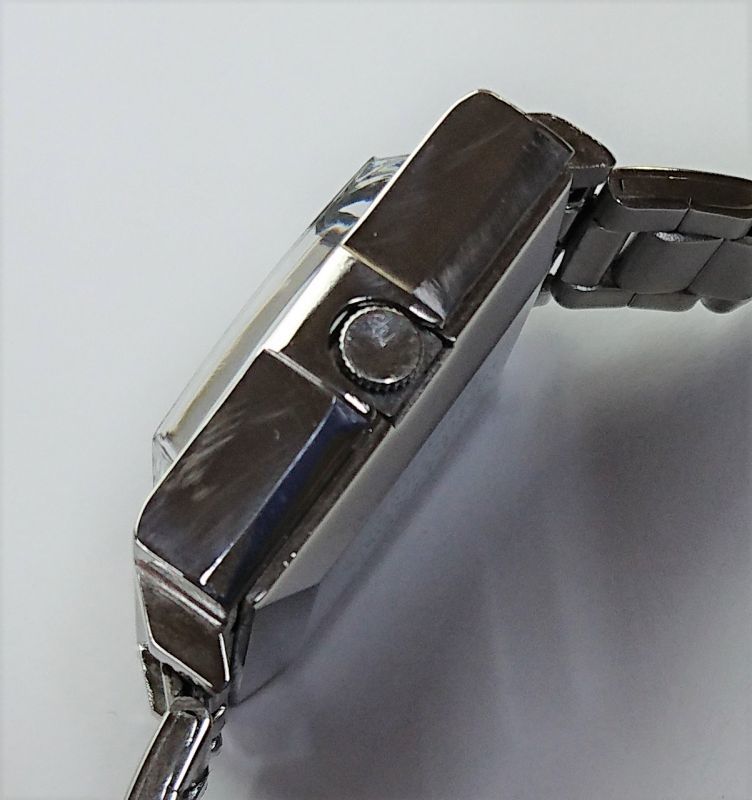 画像: セイコーファイブアクタス・貴重な角型（大型）濃紺文字板・昭和４０年代紳士自動巻き