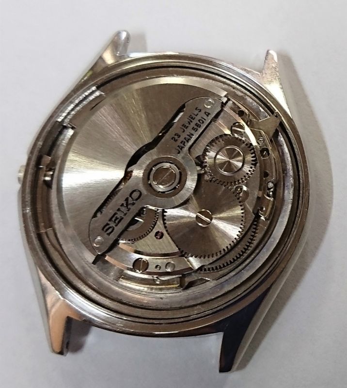 画像: セイコー・ロードマチック・昭和４０年代紳士自動巻き・カレンダーが付いてない、シンプルな時計