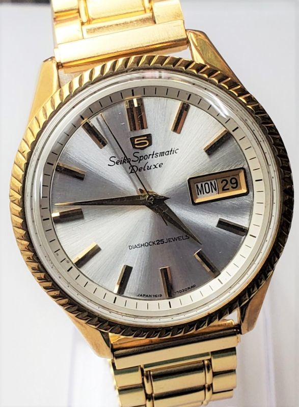 セイコー 5スポーツマチックDX 7619-7040 自動巻 昭和40年製 - 腕時計