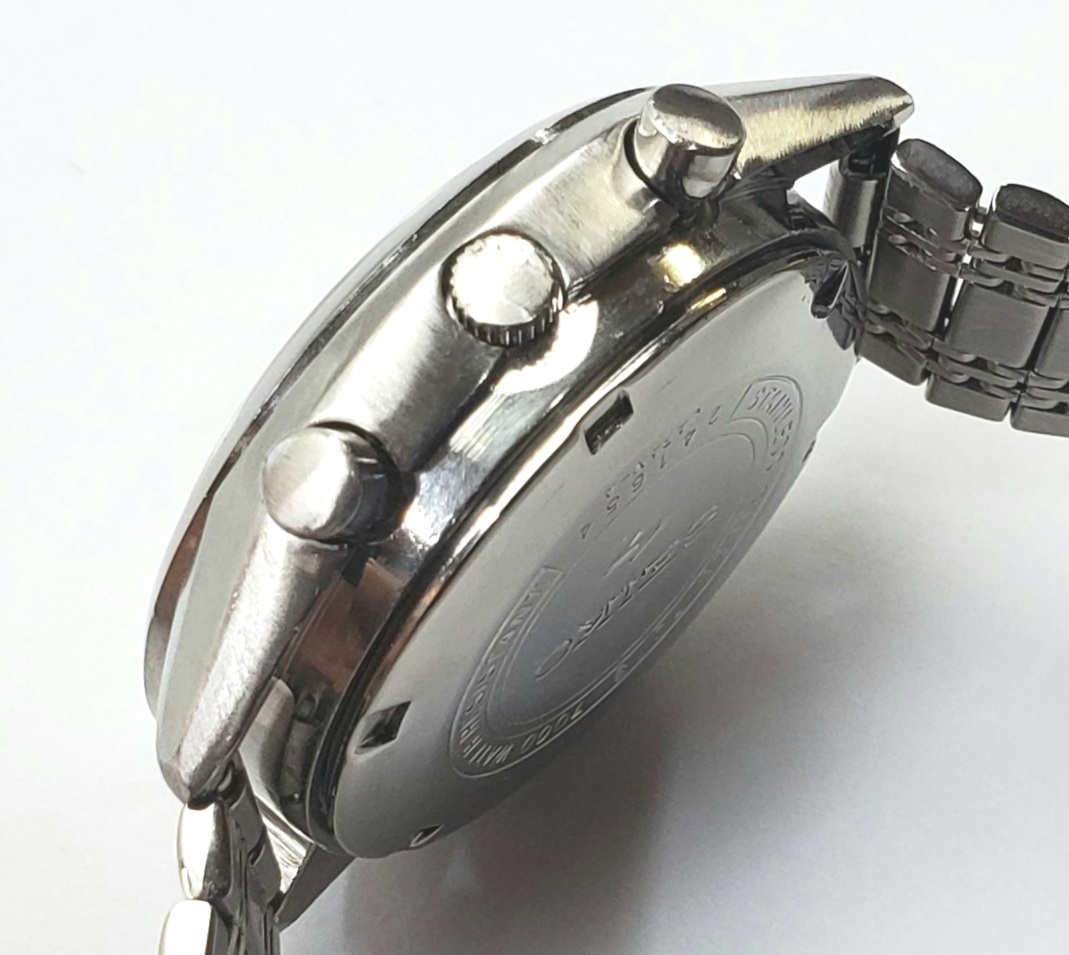 画像: セイコー・クロノグラフ・昭和４０年代紳士用シンプルな自動巻き・人気の時計で美品