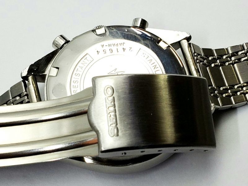 画像: セイコー・クロノグラフ・昭和４０年代紳士用シンプルな自動巻き・人気の時計で美品