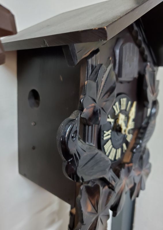 画像: ミケン【御研機器】鳩時計・分銅式・昭和中期の機械式