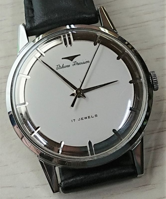 タカノ・スーパー・幻の時計と言われる昭和３０年代紳士手巻・本体