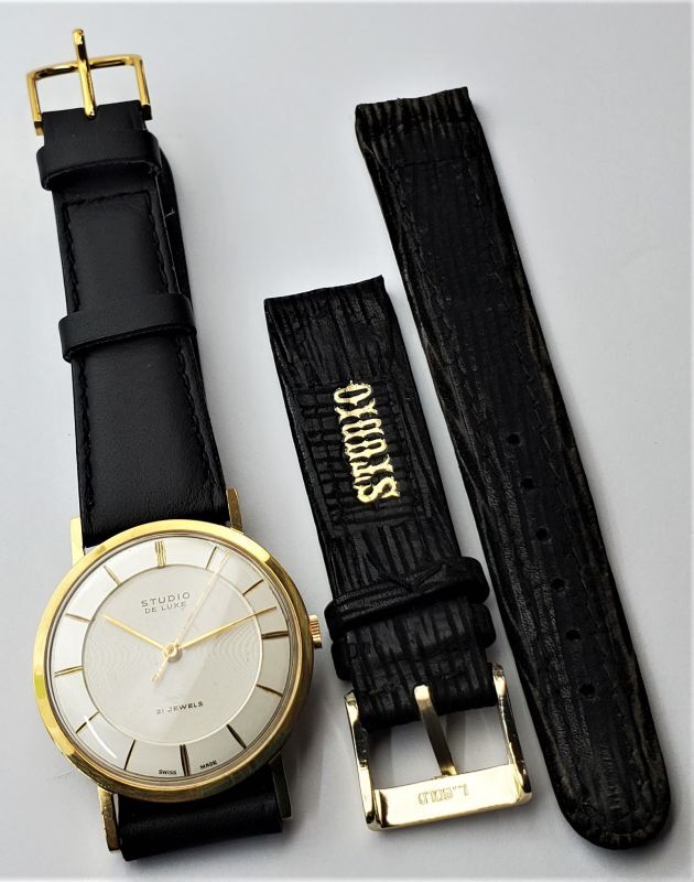 STUDIO・スイス製・紳士用手巻き・デッドストック・１９６０年代 ...