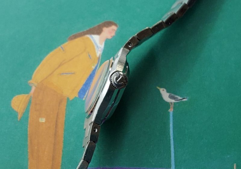 画像4: ラドー・マッジョーレ【maggiore】・濃いグリーン文字板・１９６０年代〜１９７０年代・婦人用手巻