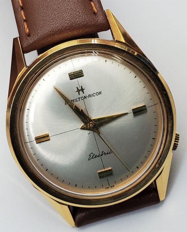 画像1: ハミルトンリコー・電磁天府式腕時計・デッドのような美品・希少品・【１９６２年・昭和３７年・１２月〜】