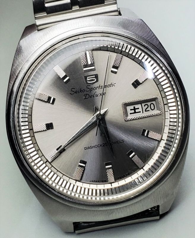 SEIKO 5 自動巻きヴィンテージ稼働品 - 時計