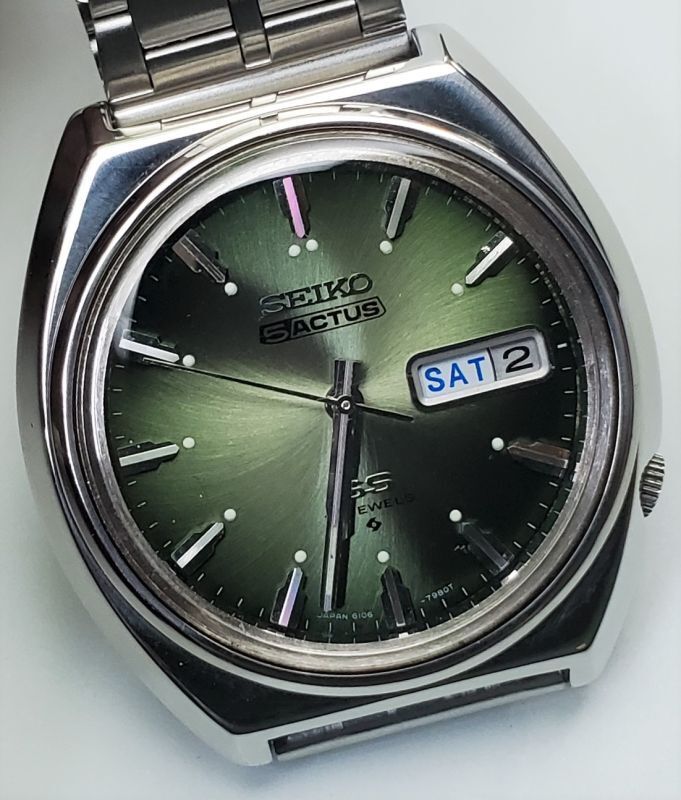 SEIKO ファイブアクタス 腕時計 グリーン-