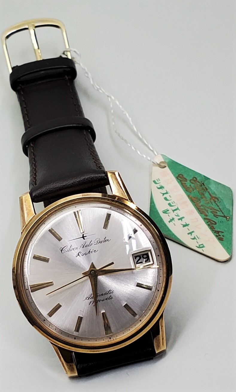 HOT低価 ヤフオク! - 1963年高級ビックシチズンオートデーター腕時計