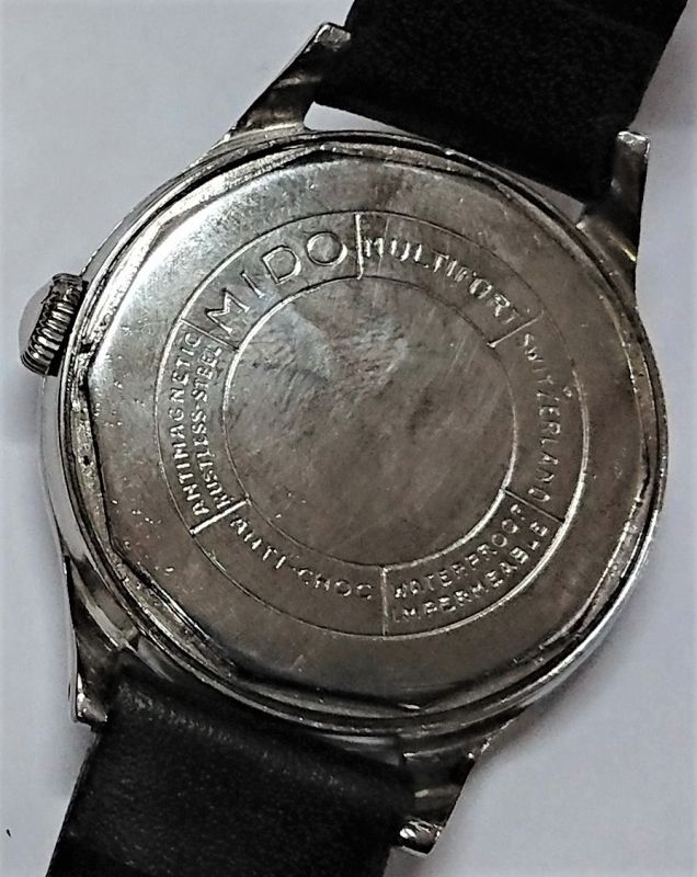 画像: ミドー・マルチフォート【スイス】１９５０年代〜１９６０年代・紳士手巻き・希少な時計