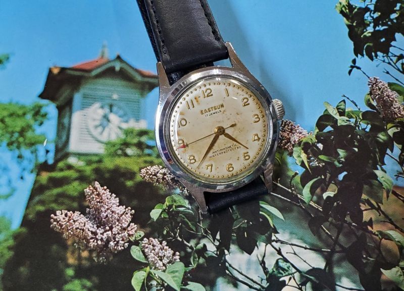 EASTSUN・スイス製・小さな紳士用手巻き・アップライトインデックス・１９６０年代 - アンティーク時計専門店 時計屋なかの