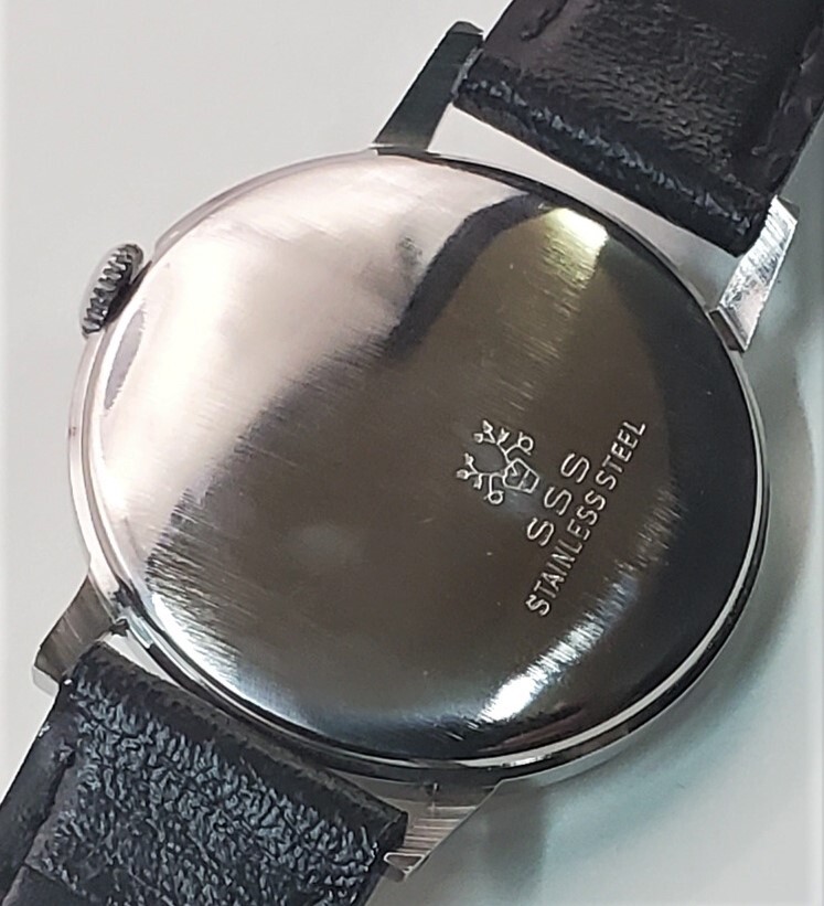 画像: Destray・スイス製・紳士手巻き・非防水・シンプルな時計・１９６０年代