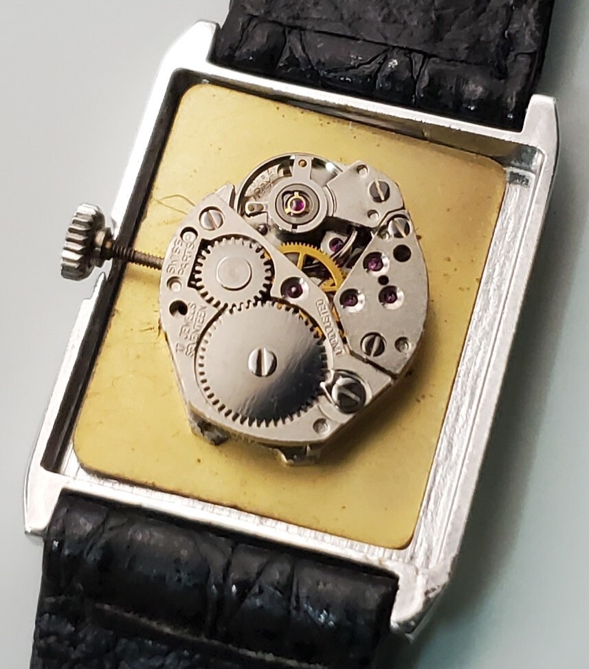 画像: エルナルド（Elnard）・スイス製・角型手巻き・デッドのような美品・１９７０年代