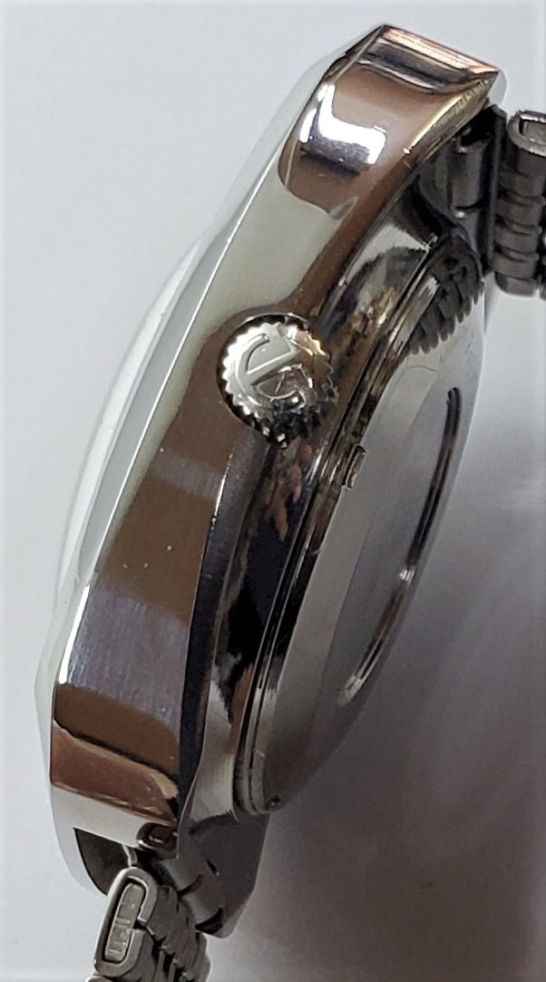 画像: ラドー・マンハイム・スイス製・紳士自動巻き・綺麗な変わり文字板・動く錨マーク・１９７０年代