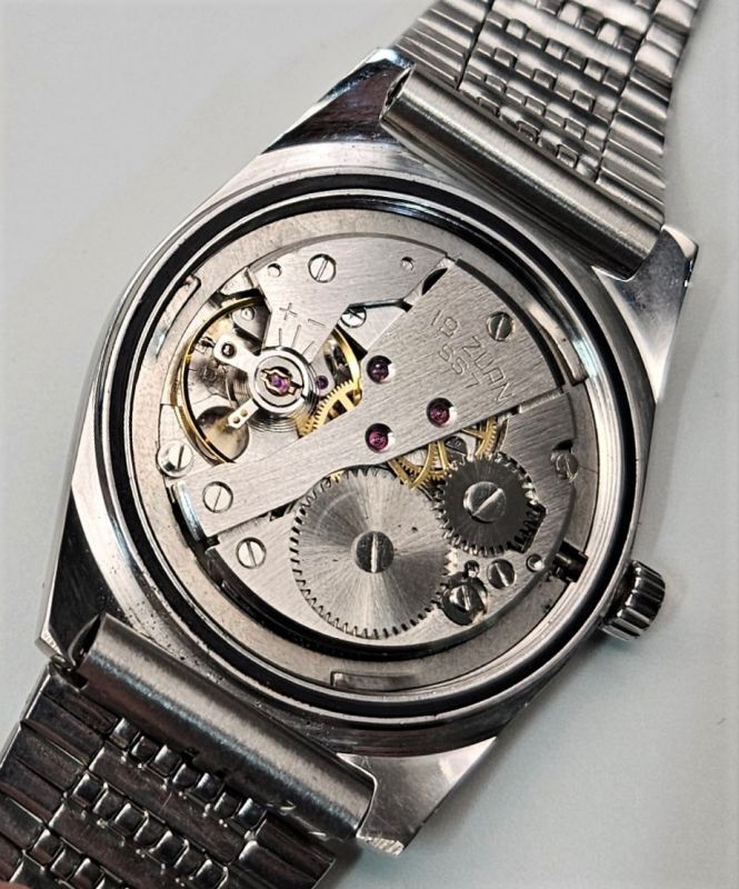 画像: SHANGHAI・【上海】時計・1970年代紳士用手巻き・オリジナルクサリバンド付き