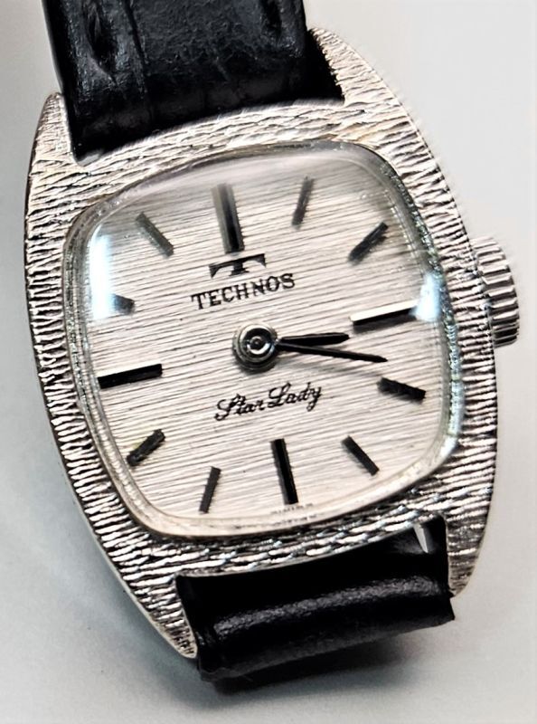 ROLEXテクノス スイス製 手巻き 腕時計 - 腕時計(アナログ)