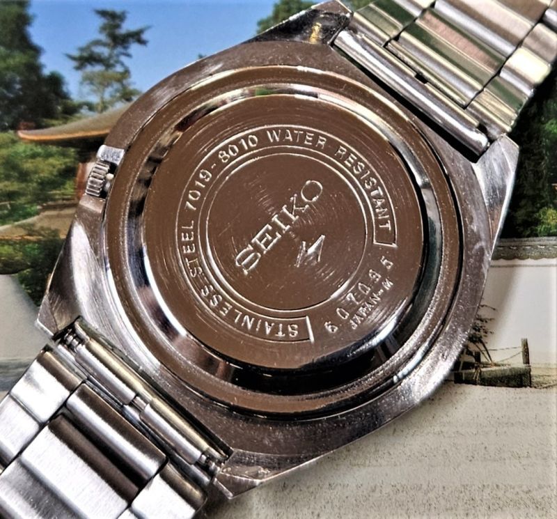 セイコーアクタス・紳士自動巻き・シンプルな時計・美品・【１９７６年 