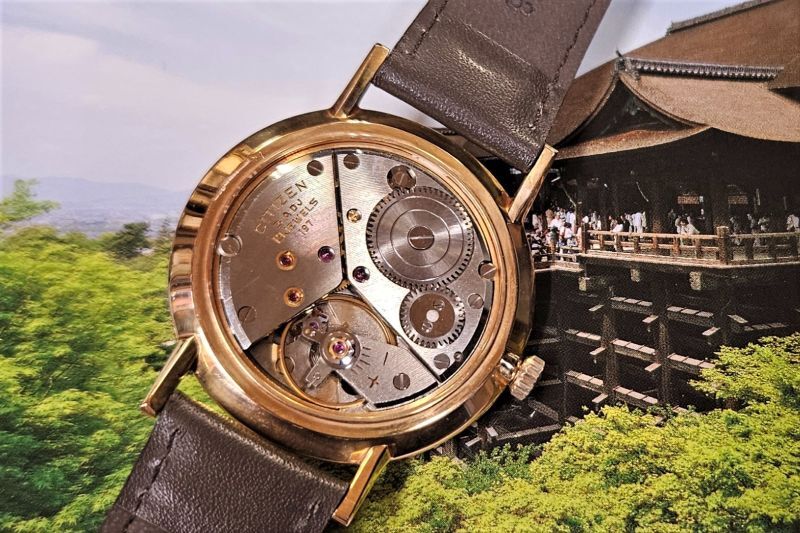シチズン時計 デッドストック未使用60sシチズンシンプル手巻腕時計（OH済）　T606