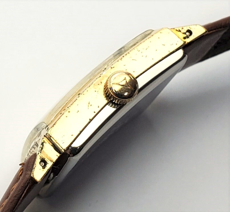 タカノ・フロンティア・紳士角型手巻き・幻の時計と言われる希少な時計 
