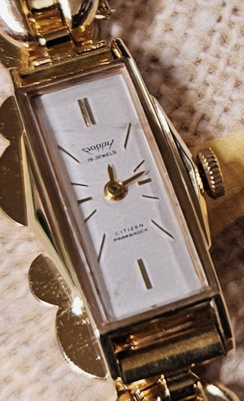現状185センチ位となります1973年製　シチズン自動巻　ビンテージ時計　デットストック　ワイン文字盤