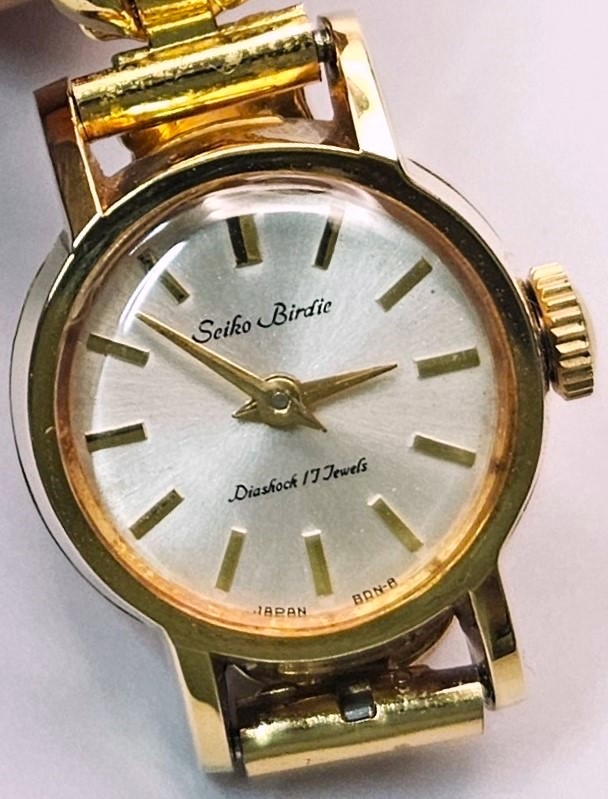画像1: セイコー・バーディー・フルオリジナルデッドストック・婦人用手巻き・小さな時計【１９６２年・昭和３７年・５月生まれ】