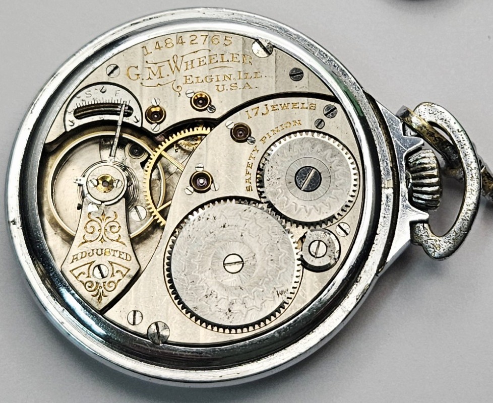 画像: エルジン・USA・手巻き懐中時計・１９１０年頃〜・１００年以上の時を刻んだ逸品