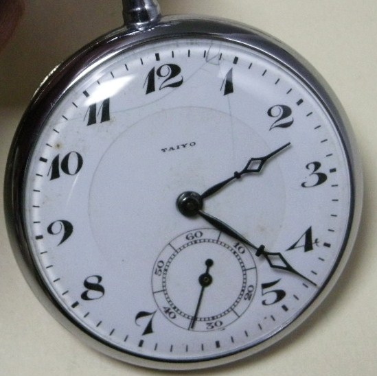 画像: 戦前の国産懐中時計・TAIYO