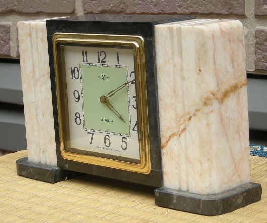 画像: セイコー舎・大理石　昭和３０年代置き時計