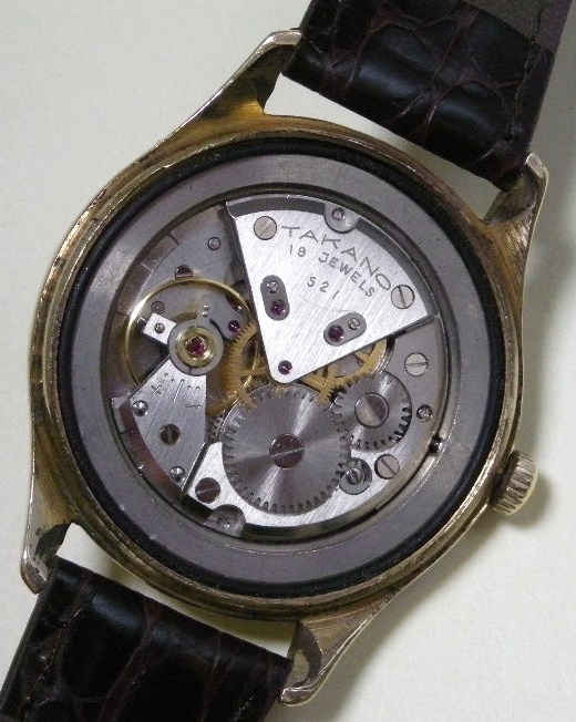 画像: タカノ・シャトー・昭和３０年代紳士手巻・　幻の時計